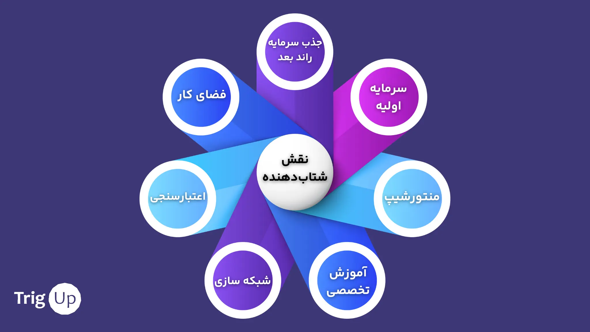 نقش‌های شتاب‌دهنده استارتاپ